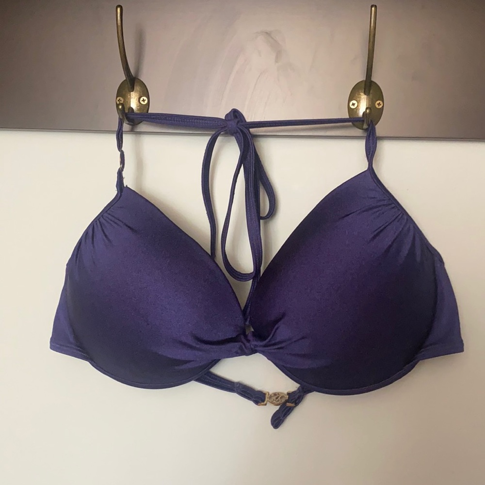 Victoria Secret Navy Halter Bikini Top